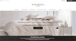 Desktop Screenshot of ninariccimaison.com